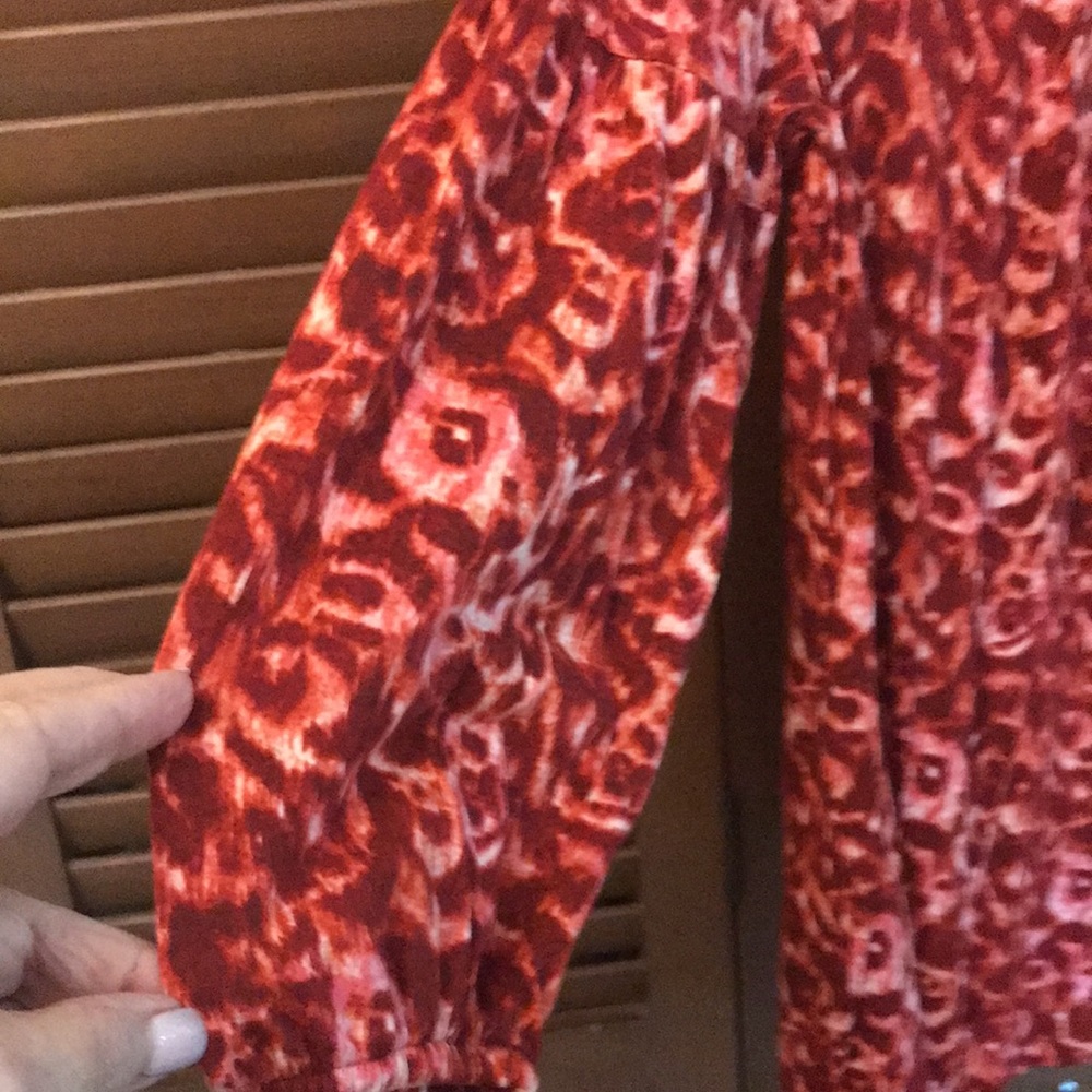 | New Talbots Stretch Spring Color Top - M - Picture 4 of 6